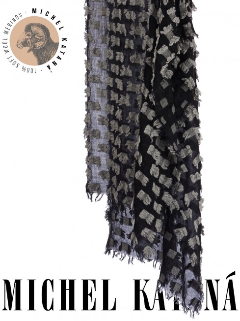 Палантин Унисекс CutT.W100_24DMW-11.2/BL